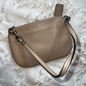 Small Nude Coach Wallet / Wristlet